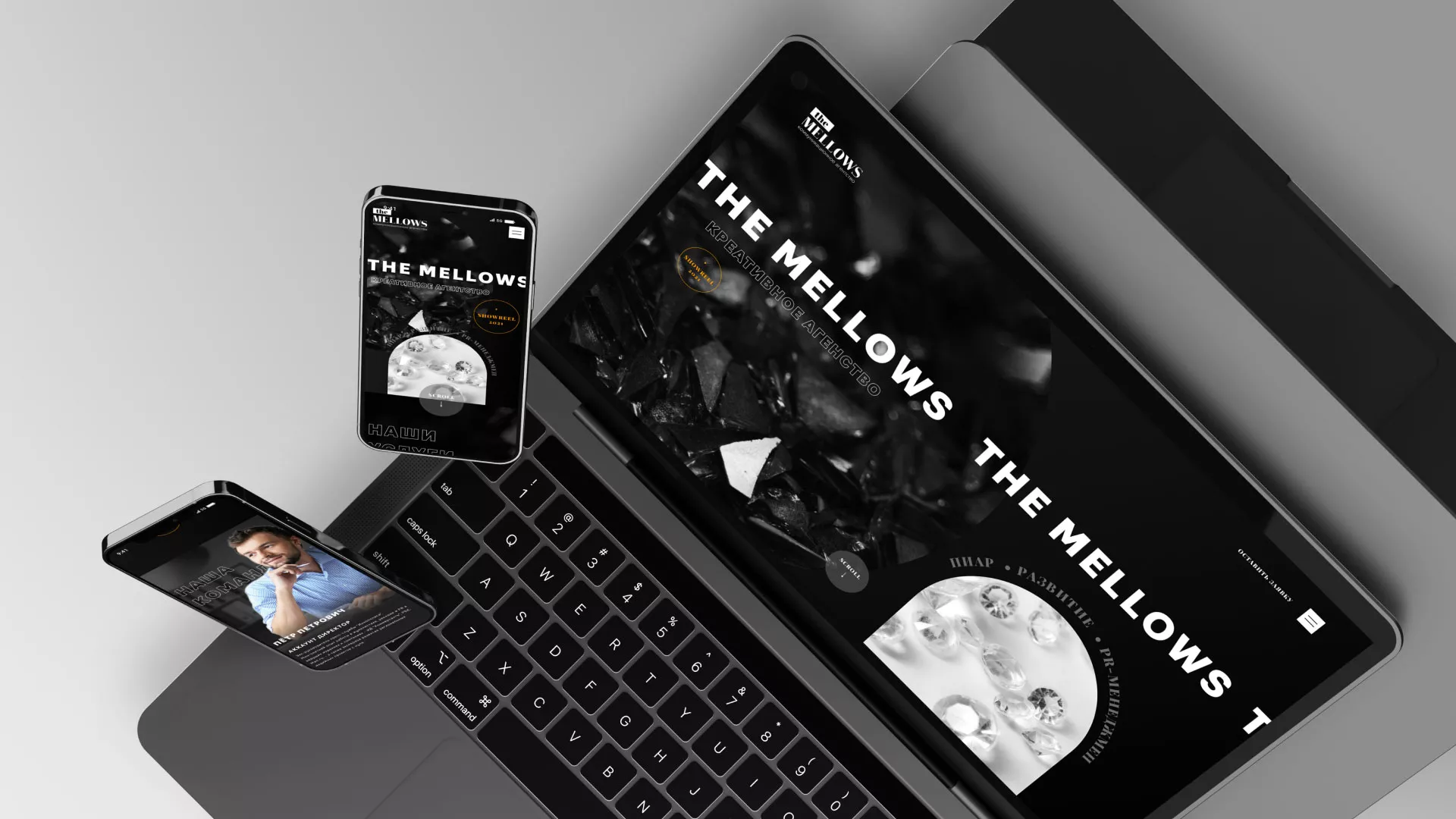 Разработка сайта креативного агентства «The Mellows» в Новокубанске